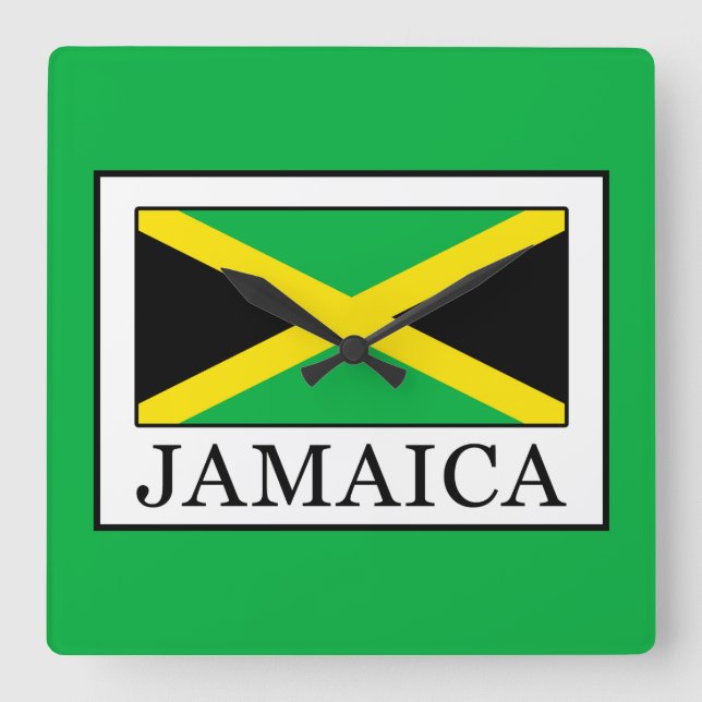 Reloj Cuadrado Jamaica (Anverso)