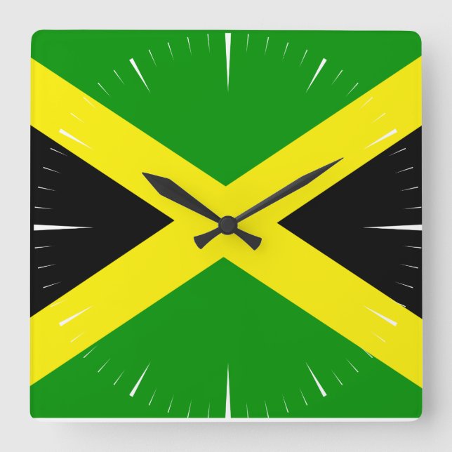 Reloj Cuadrado Jamaica (Anverso)