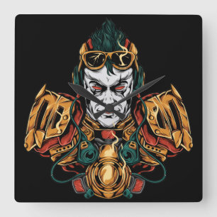 Reloj Cuadrado Japanese Robot