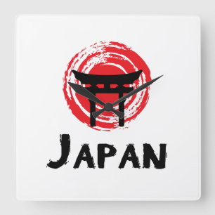 Reloj Cuadrado Japón