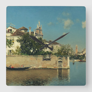 Reloj Cuadrado Jardín del Palacio Vendramin en Venecia
