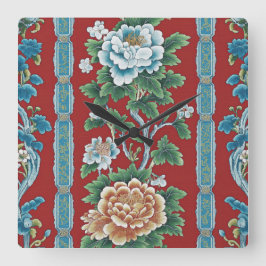 Reloj Cuadrado Jardín dinástico