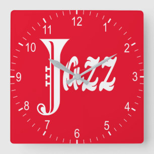 Reloj Cuadrado Jazz sign