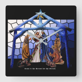 Reloj Cuadrado Jesús es la razón