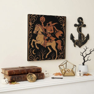 Reloj Cuadrado Jinete sin cabeza Sleepy Hollow Jack Vintage Negro