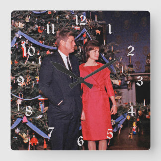 Reloj Cuadrado John Kennedy y Jacqueline