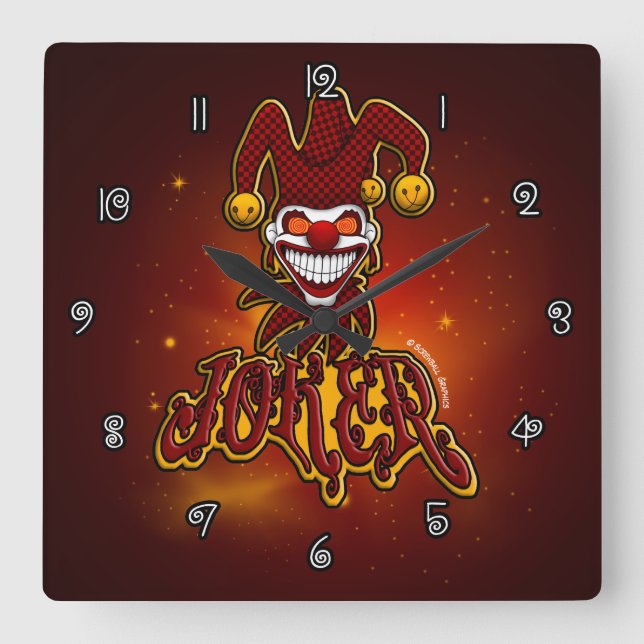 Reloj Cuadrado Joker (Anverso)