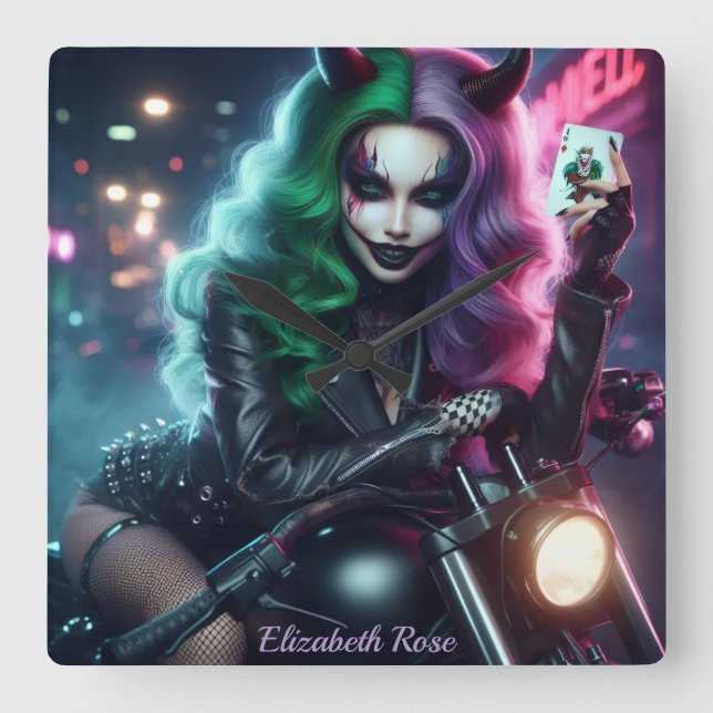 Reloj Cuadrado Joker's Wild (Anverso)