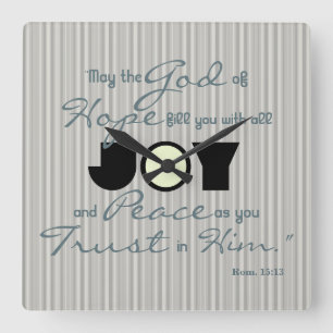 Reloj Cuadrado Joy cristiana