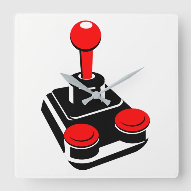 Reloj Cuadrado Joystick (Anverso)