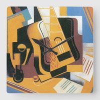 Juan Gris - Fotografía de la guitarra Arte abstrac