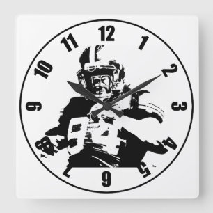Reloj Cuadrado Jugador de fútbol