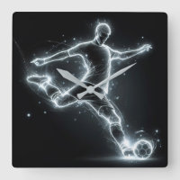 Jugador Neon Soccer En Negro
