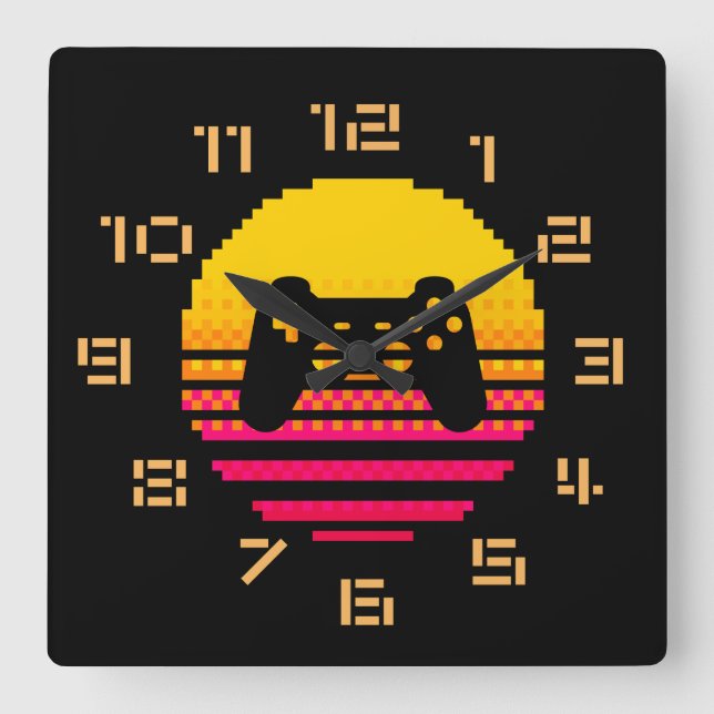 Reloj Cuadrado Jugadores (Anverso)