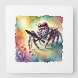 Reloj Cuadrado Jumping Spider 170624AREF114 - Watercolor