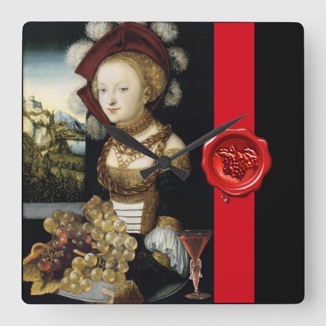 RELOJ CUADRADO JUNTA DE CERRADURA DE VINEYARD ANTIGUA DE VINEYARD (Anverso)