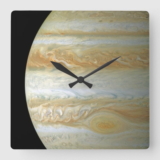 Reloj Cuadrado Jupiter Hemisphere (Anverso)
