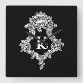 Reloj Cuadrado K Monogram Initial