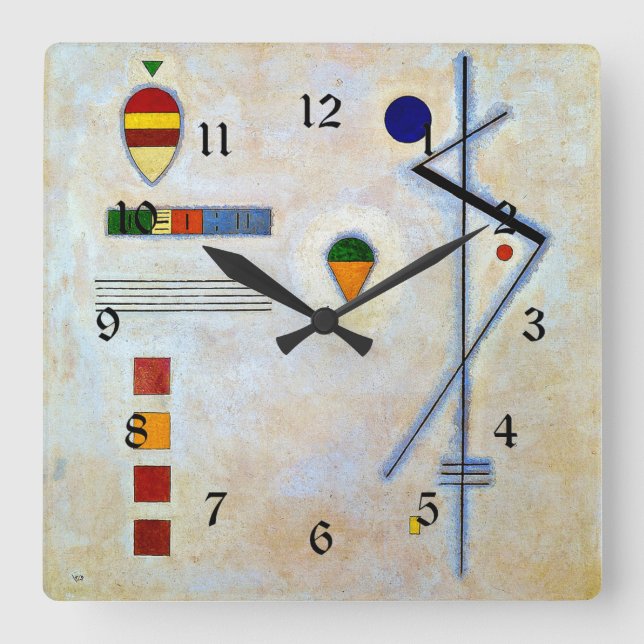Reloj Cuadrado Kandinsky - Von-Zu (Anverso)