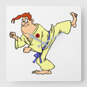 Reloj Cuadrado Karate