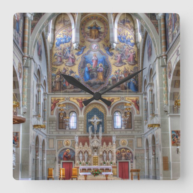 Reloj Cuadrado Karmelitenkirche (Anverso)