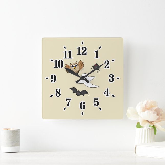 Reloj Cuadrado Kawaii Creepy Night Creations Set (Hogar)
