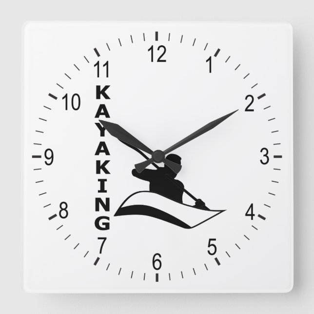 Reloj Cuadrado Kayak (Anverso)