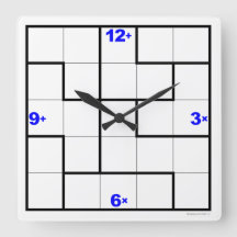 KenKen® Clock with downloadable puzzle