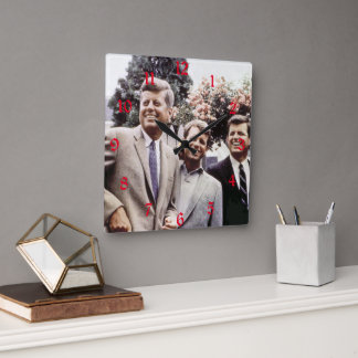 Reloj Cuadrado Kennedy Brothers, Presidente John, Robert y Ted