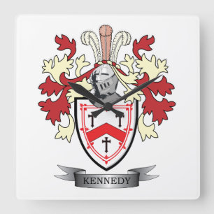 Reloj Cuadrado Kennedy Family Crest Coat of Arms