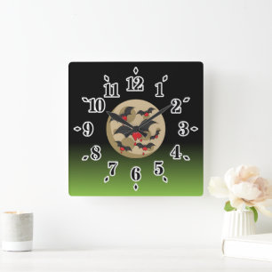 Reloj Cuadrado Ketchup Eater Vampire Bats