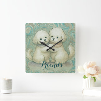 Reloj Cuadrado Kindred Paws 