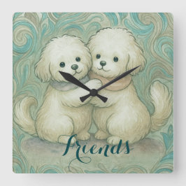 Reloj Cuadrado Kindred Paws 