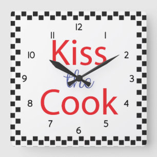 Reloj Cuadrado Kiss The Cook