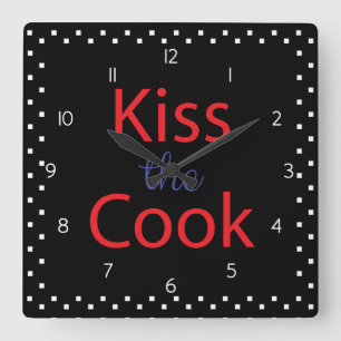 Reloj Cuadrado Kiss The Cook
