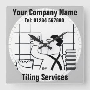 Reloj Cuadrado Kitchen & Bathroom Tiler Wall or Floor Tiling