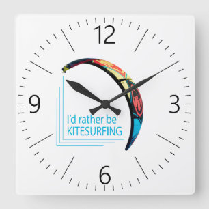 Reloj Cuadrado Kitesurf