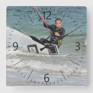 Reloj Cuadrado Kitesurf