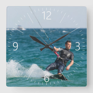 Reloj Cuadrado Kitesurf