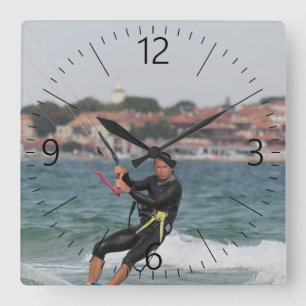 Reloj Cuadrado Kitesurf