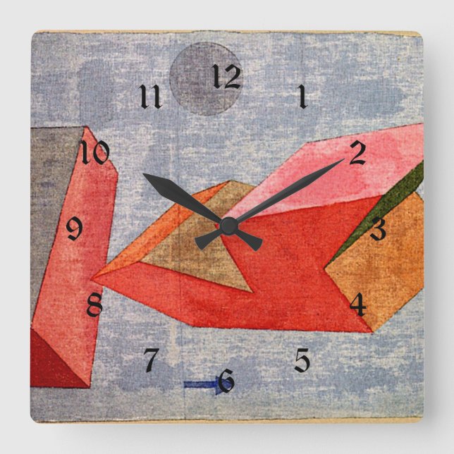 Reloj Cuadrado Klee - Voyage marino corto (Anverso)