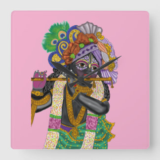 Reloj Cuadrado Krishna Wall Clock