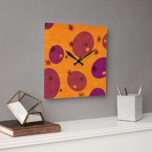 Reloj Cuadrado La alegre jelly-f judía de Hanukkah de SlipperyJoe