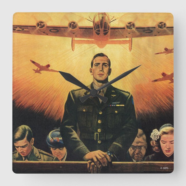 Reloj Cuadrado La arpía inmortal (Anverso)