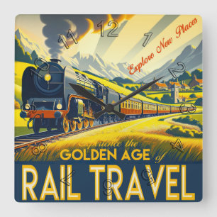 Reloj Cuadrado La era de oro