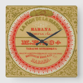 Reloj Cuadrado La flor de la María