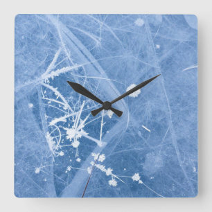 Reloj Cuadrado La Flor Silenciosa: Intrincados Cristales de Escar