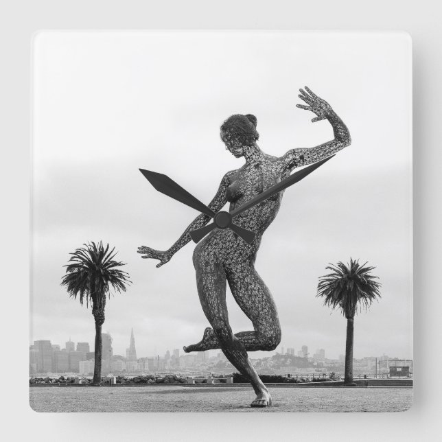 Reloj Cuadrado La fuerza de una mujer (Anverso)