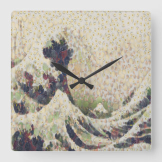 Reloj Cuadrado La Gran Ola De Honeydew Melon Bella Artes Spoof