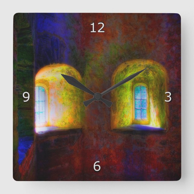 Reloj Cuadrado La Habitación En Mi Mente Donde Guardo Mis Recuerd (Anverso)